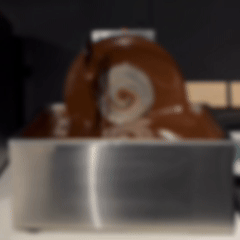 Chocolate mini-factory in operation